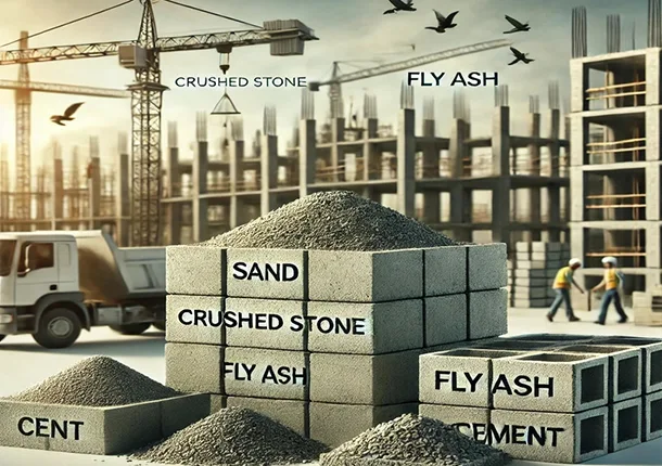 Από ποια υλικά είναι κατασκευασμένα τα τούβλα από σκυρόδεμα;